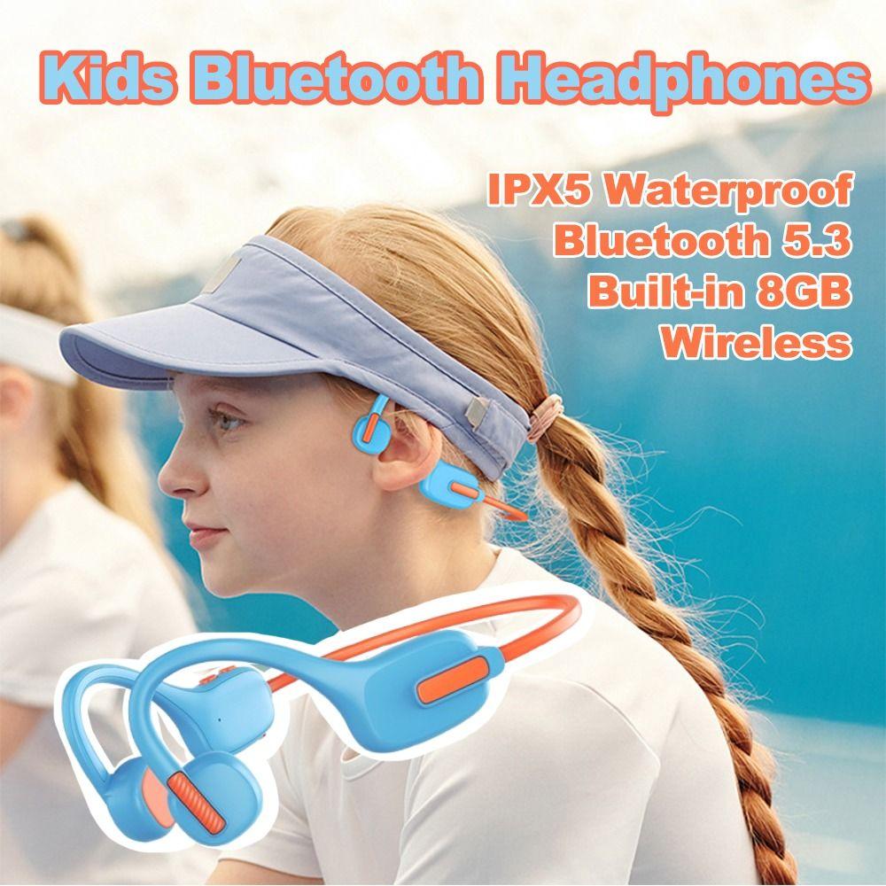 Earbuds Bone Conduction Headphone Bluetooth 5.3 Bluetooth Sports Earphone  School Travel