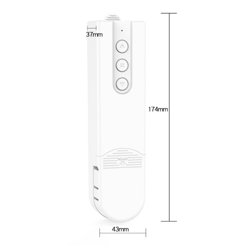 1 Set Intelligent Home Motorized Curtain Motor Voice Control Compatibility Noise Reduction Energy Efficient Design