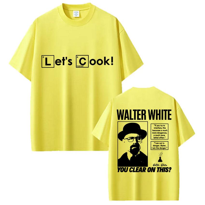 

TV Show Breaking Bad Heisenberg T Shirt Men Women Fashion Popular O-Neck T Shirts Cotton Oversized Casual Tees Gifts 3XL