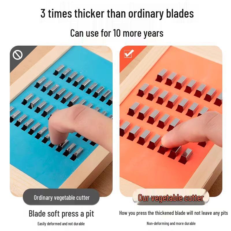 Safe & Multifunctional Vegetable Slicer: Kitchen Shredder & Grater for Radishes, Cucumbers, Cabbage, Potatoes