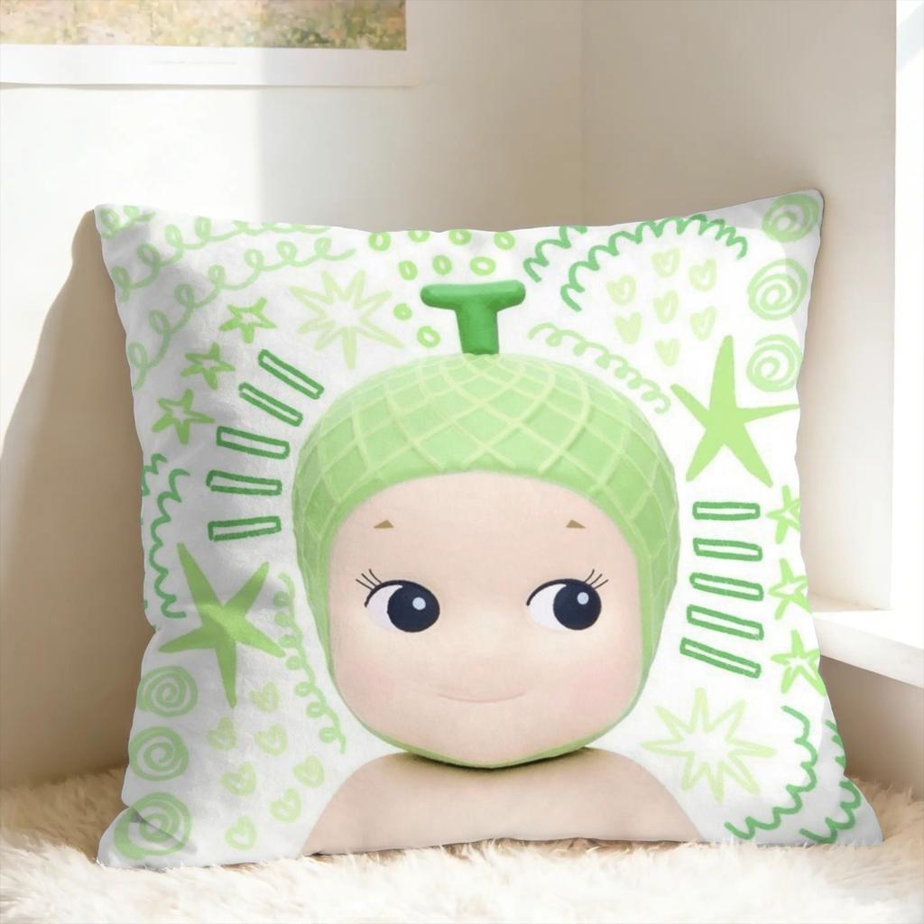 Cute S-Sonny Fruits A-Angles Pillow Case Comfy Pillow Cover Cute Funny Pillowcases For Wedding Party Home Decor