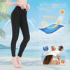 [Barifall] Rash Guard Women's Swim Leggings Swimsuit Spats Summer 3/4