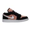 Kids' Sneakers Jordan 1 Low Black White Rose Gold (GS) Black/White-Rose Gold