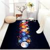 Various Sizes 7 Planetary Creative Pattern for Carpet Living Room Bedroom Bedside Floor Mat Home Decor Sofa Room Area Rug