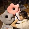 Super Soft Flower Office Nap Pillow Plush&Ice Silk Sunmer Nap Pillow  Female Gift