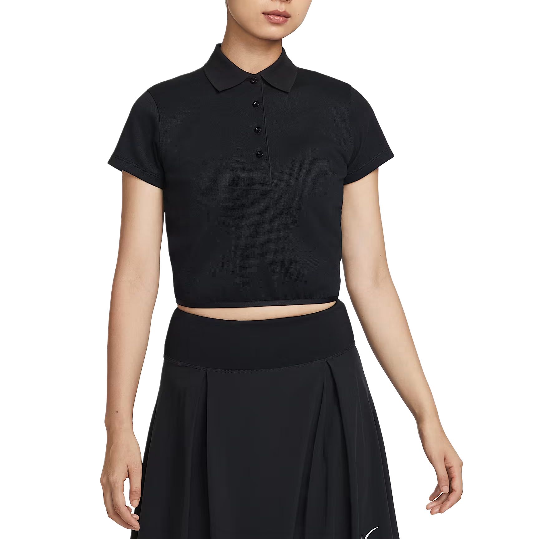 

New Nike Women s Short Sleeve Golf Polo IF8529-010 M