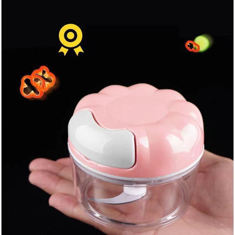 Mini Food Garlic Vegetable Grinder Portable Multifunctional Onion Vegetable Machine Easy Garlic Masher Kitchen Artifact