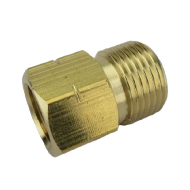 Practical Copper Gas Stove Connectors 3/8Inch 1/4Inch Left Hand Thread Adapters Convenient for Outdoor Cooking
