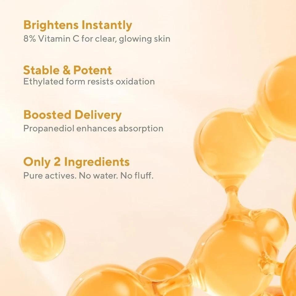 Cos-IQ 8% Vitamin C Face Serum for Glowing Skin, 30ml