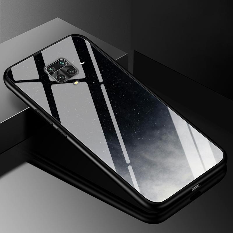 Tempered Glass Case for Xiaomi Redmi Note 9 9S 10T 10 Pro 10S 4G 5G 8 8T 8 Pro Cover Hard Case Case Redmi 12 4G TPU Bumper