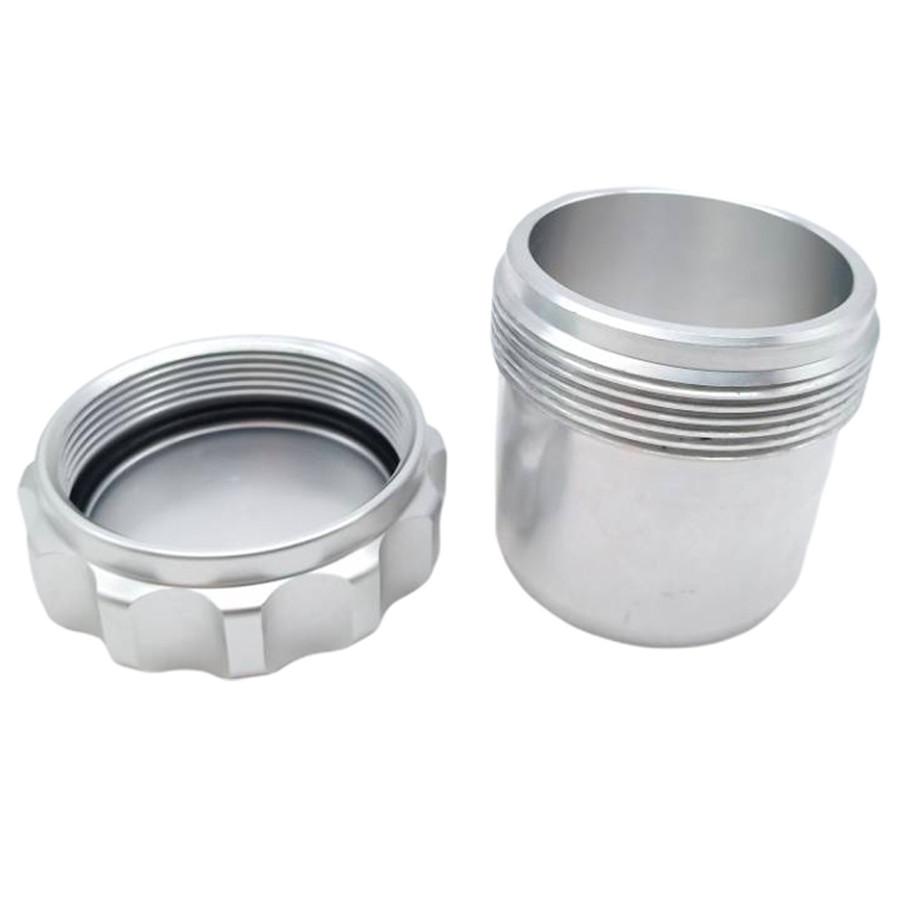 Aluminum Alloy 2 "ID Weld On Cap Neck Fuel Filler Tank Water Sump Splash Bowl