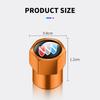 EHL2 4Pcs Car Tire Valve Caps Metal Styling Tyre Air Stems Cover For Buick Enclave Regal Lacrosse Encore Excelle Envision GL6 GL8 HRV