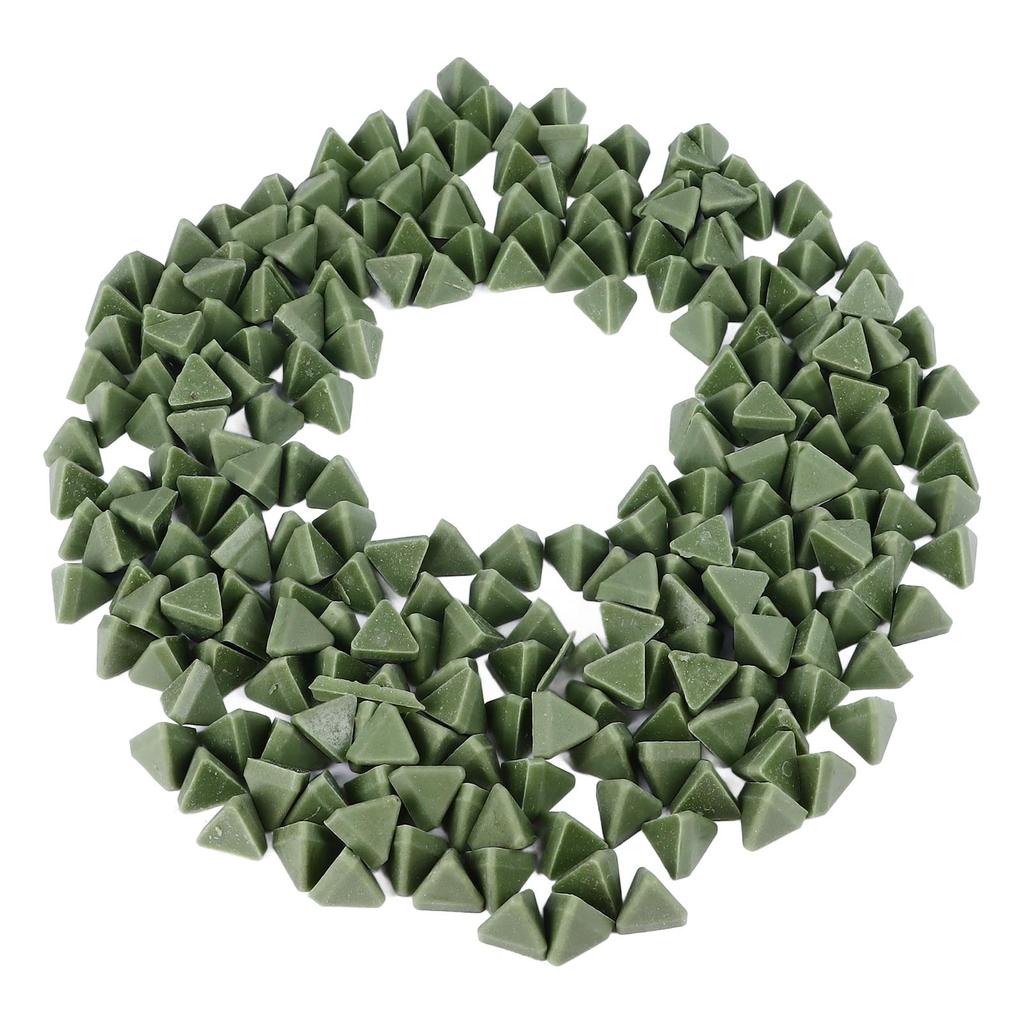 Triangle Resin Abrasive Efficient Resin Tumbling Media for Vibration Buffing Jewelry Polishing 15mm 17.6oz