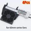 4Pcs Guard Grill Protector PC Computer Fan Filter 40/50/60/80/90/120mm ABS Case Fan Dust Filter 3in1 Cleaning Case