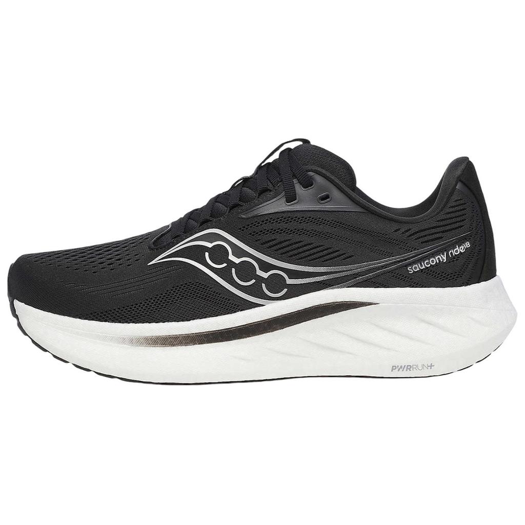 Saucony Ride 18 Black White Men Sneakers S21000-100