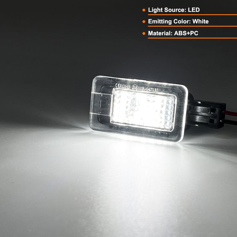 2Pcs For Volvo V40 V60 S60 S80 XC40 XC60 XC90 White LED Courtesy Door Footwell Light