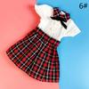 1/6 BJD Doll Clothes Girl Dress Fashion Sling Pleated Skirt Lolita Student Wear Doll Clothes Fits 30cm 1/6 BJD SD 13 Blyth Doll