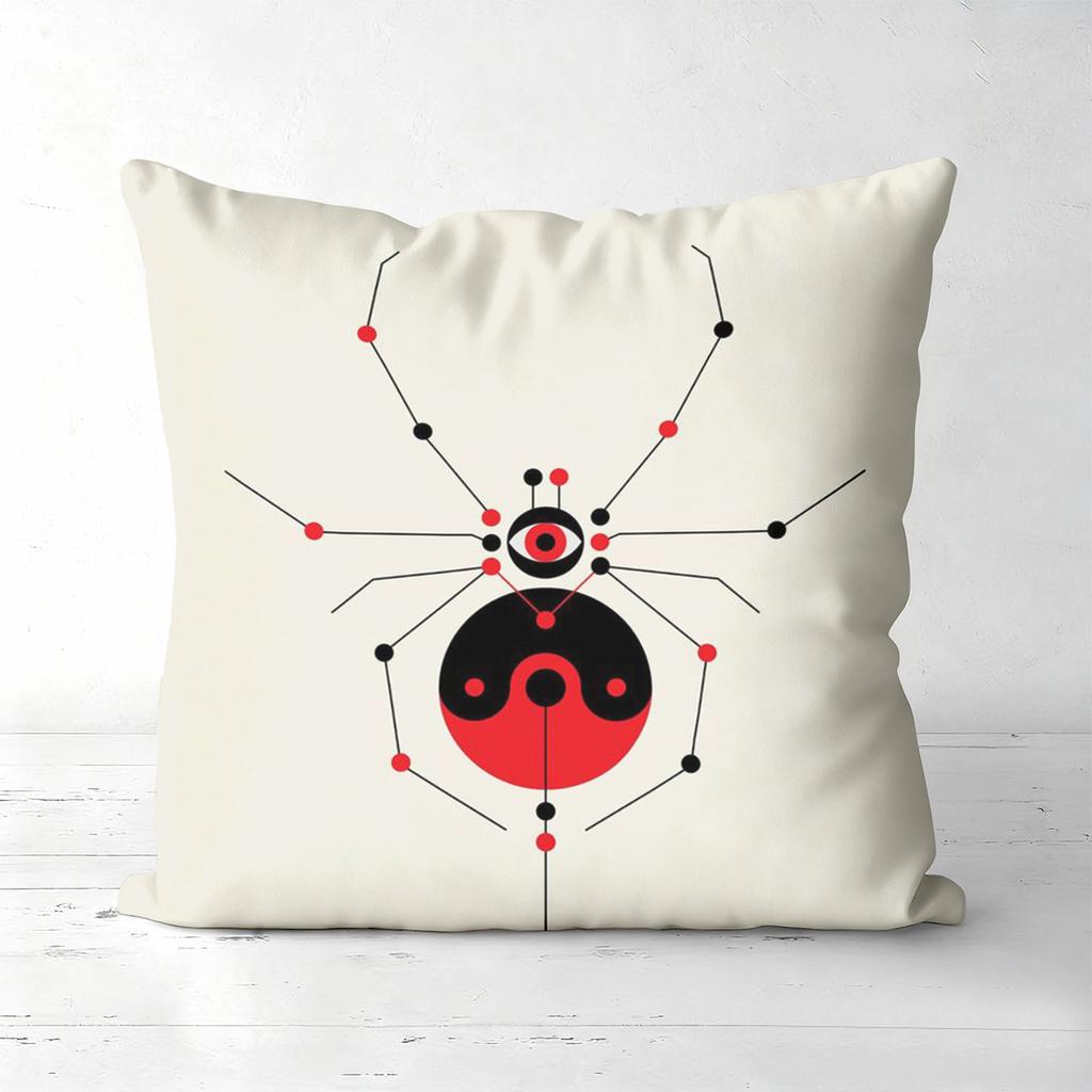 Modern Abstract Red Black Pattern Decorative Cushions Polyester pillowcase, sofa decorative cushion cov Headboard Pillow