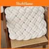 Modern Minimalist Seat Cushion With Lamb Wool Cover For Living Room Decor And Comfortable Seating