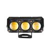 Dual Color LED Motorcycle Headlight: Three-Eye Spotlight, High/Low Beam, Waterproof, Electric Motorcycle Modification.