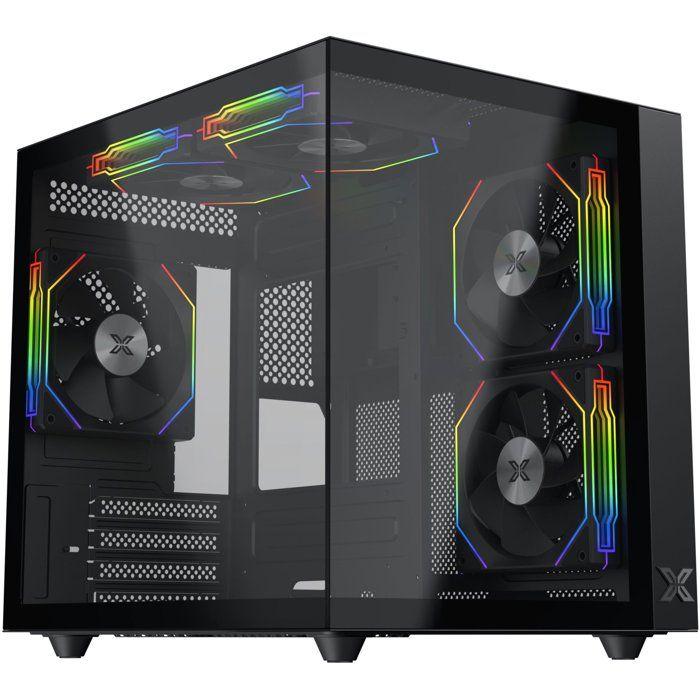 XIGMATEK - EN44410 - Aqua M Lite - Boitier PC sans alimentation - Cube - Format Micro-ATX - Noir