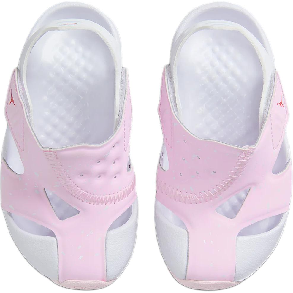 Jordan Flare Fashion Comfortable Durable Non-Slip Low-Top Walking Shoes Baby Shoes Foam-Pink White Fire-Red CI7850-608