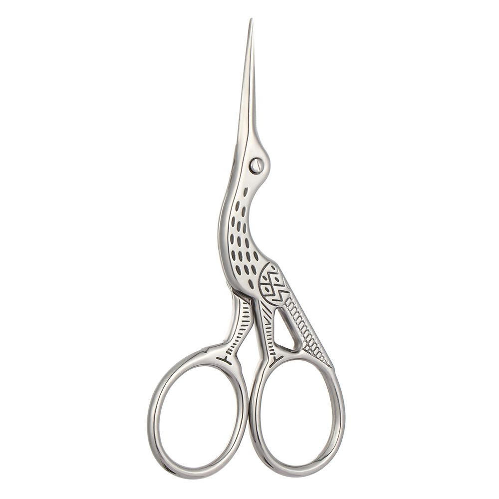 Embroidery Retro Home Cross Stitch Scissors Scissors Stainless Steel Crane