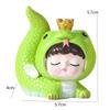 Resin Crafts Zodiac Snake Figurine Small Mini Snake Ornament  Office Accessories