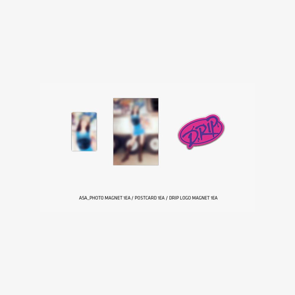 Set de magnet + carte poștală BABYMONSTER DRIP