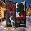 The Weeknd R&B Pattern Blanket for Home Decoration, Bed, Sofa, Car Travel, Camping, Suitable for All Seasons, Birthday Christmas Gift