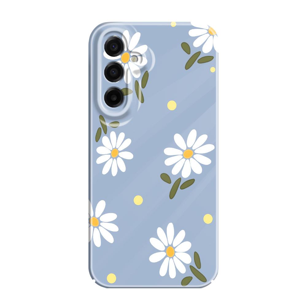 Falling Daisies Phone Case For Samsung Galaxy A57 A37 A17 A56 A36 A26 A16 A06 A55 A35 A25 A15 A05 4G 5G Film Hard Cover