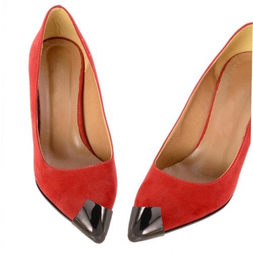 BIUDECO Shoe Protectors, Heel Tip Covers for High Heels, Metal Toe Protectors, Various Designs, Perfect for Weddings and Parties, 3 Pairs