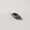 Rhodolite Gemstone 925 Sterling Silver Jewelry Designer Women Pendant 1.5" For Engagement Gift PP-70-9