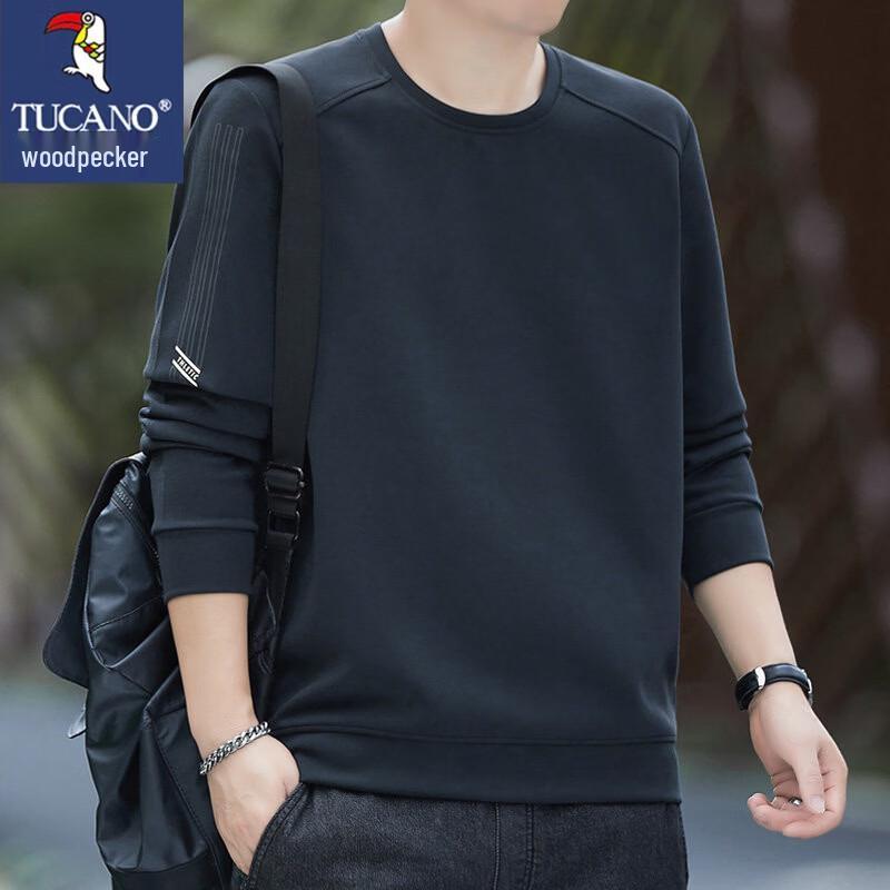 TUCANO Men's Casual Round Neck Long Sleeve Sweatshirt