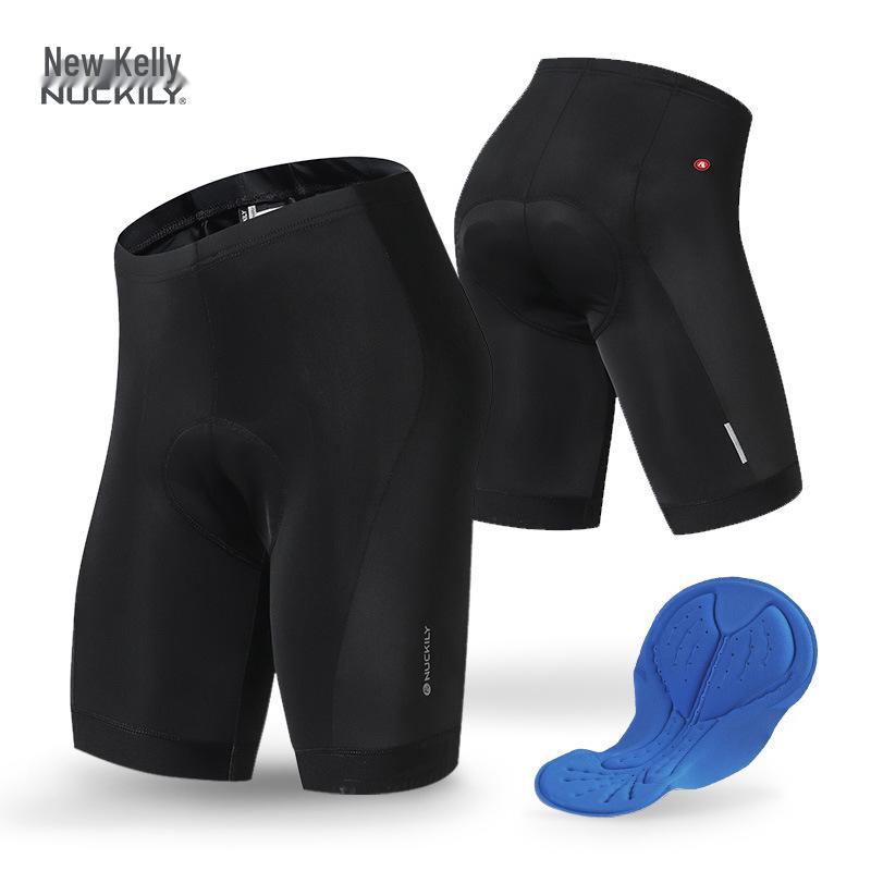 Nuckily Men s Breathable Cycling Shorts - Quick Dry, Thin Style for Mountain Biking M чёрный