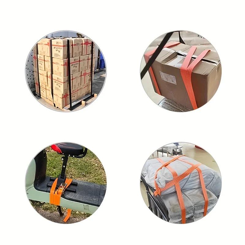 Durable 200/300cm Ratchet Cargo Strap - Versatile Usage for Outdoor Camping & Luggage