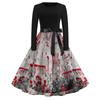 Women's Fashion Halloween Dress for Party and Costume