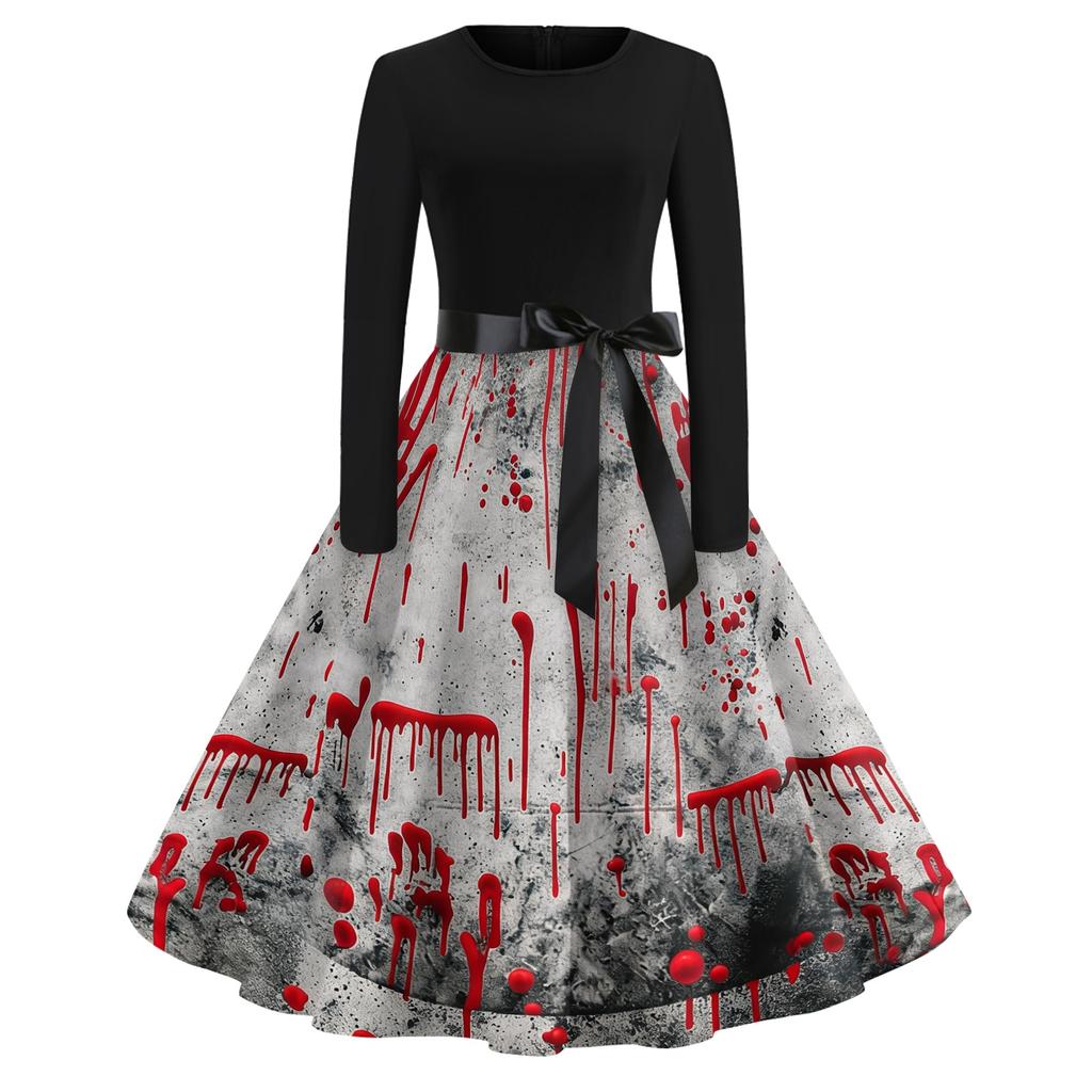 Women's Fashion Halloween Dress for Party and Costume