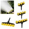 3-6 Head Garden Sprinkler, Fits 1"/1.2" Hose, Lawn Watering Nozzle