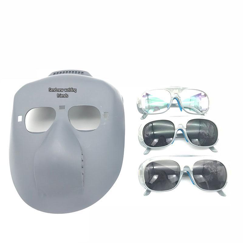 Head-Mounted Breathable Welding Mask - Anti-Scald Argon Arc Gas Shielded Welder Face Protection
