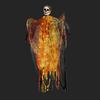 Halloween Party Glowing Hanging Skeleton Ghost Ornament Horror Props Haunted House Decorations