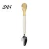 Fruit Scraper Spoon Double Head Baby Spoon, Silicone Feeding with Serrated Stainless Spoons Steel Scraper, Hygienic Infant Tool, for Puree Safe