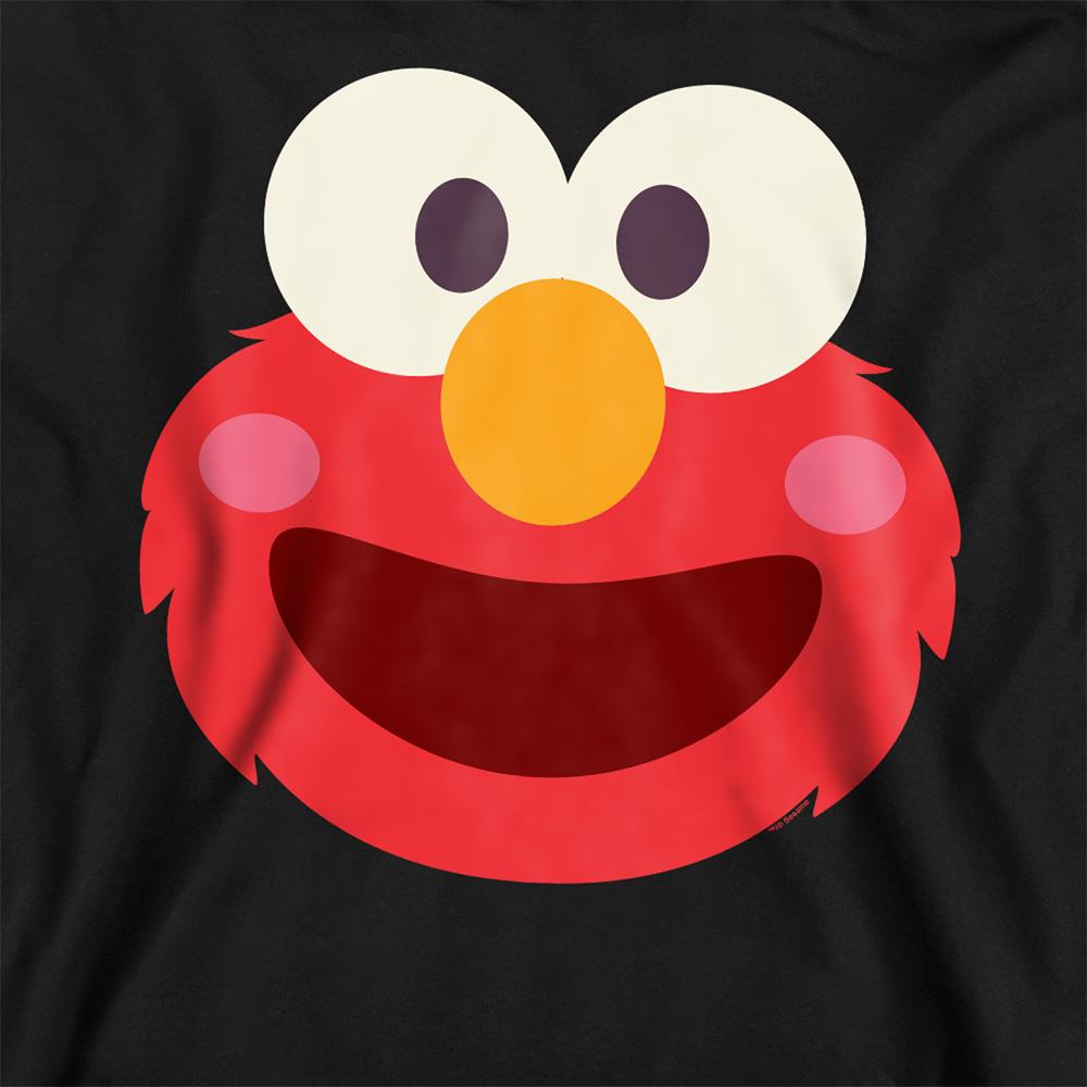 Sesame Street Unisex Adult Kawaii Elmo Face Sweatshirt