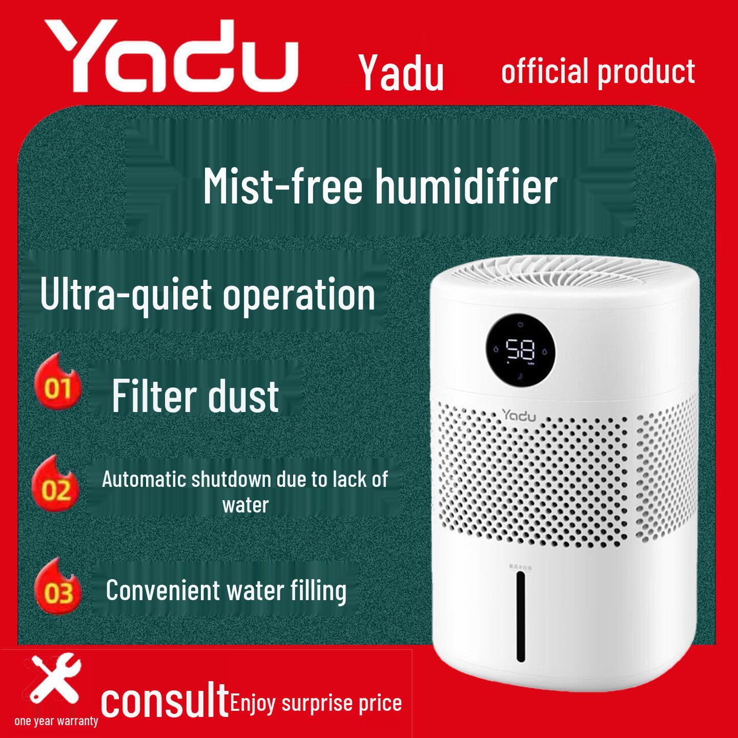 Yadu Mist-Free Humidifier: SZ300-TJK302 Air-Purifying Cold Evaporation for Baby s Bedroom
