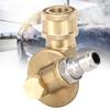 High Pressure Washer Spray Nozzle 7Level 240 Degrees  Adjustable Nozzle Tip 14 Inch Quick Plug