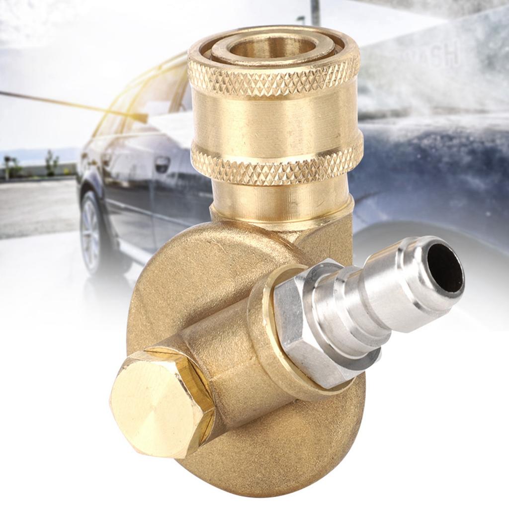 High Pressure Washer Spray Nozzle 7Level 240 Degrees  Adjustable Nozzle Tip 14 Inch Quick Plug