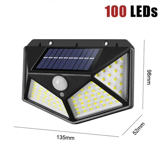 LED Solar Light PIR Motion Sensor Wall Light Solar Lamp Outdoor Waterproof Solar Powered Sunlight Street Lamp Garden Decoration