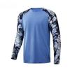 2025 New Long Sleeve Crew Neck Fishing Suit UV Protection Luya Fishing Breathable Leisure Sports T-Shirt Fishing Suit