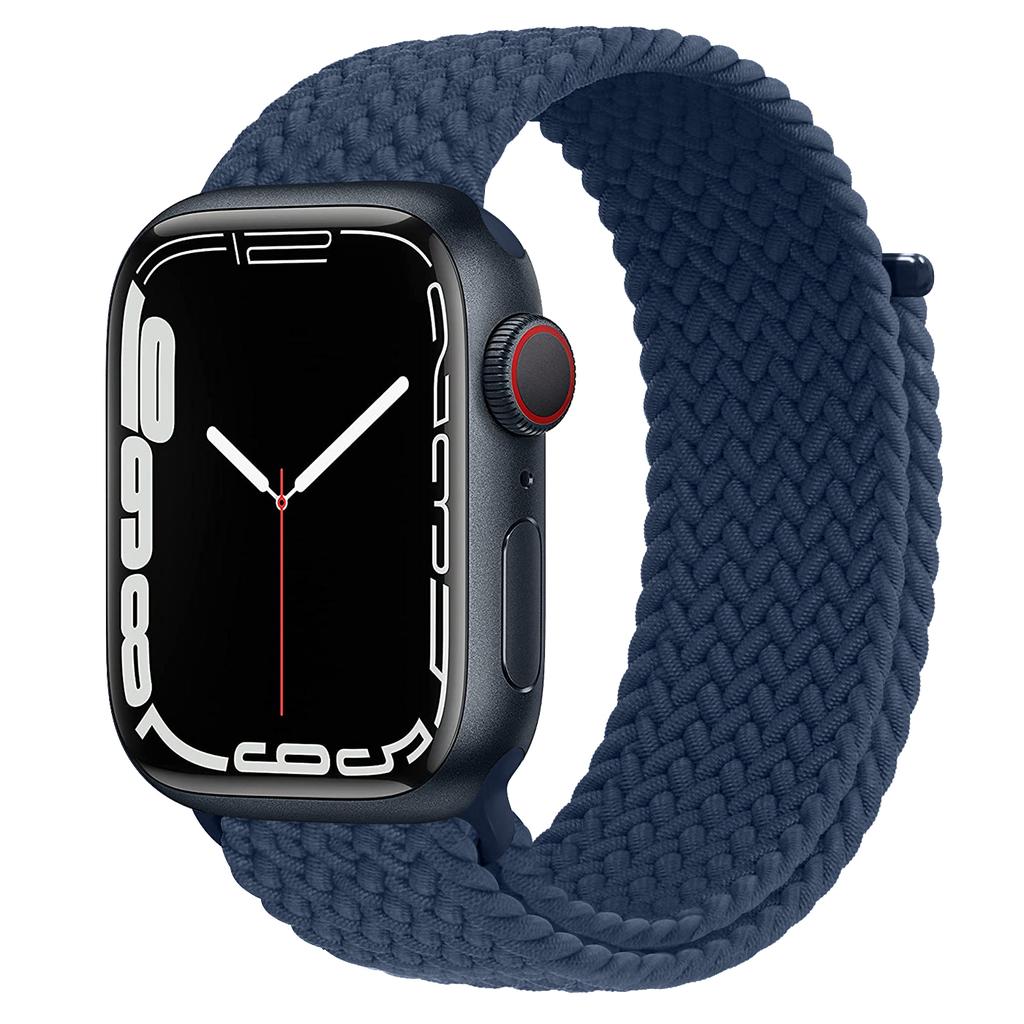 Band For Apple watch strap 44mm 40mm 45mm 41mm 42mm ultra 49mm correa Braided Solo Loop bracelet Apple watch series 7 3 5 se 6 8