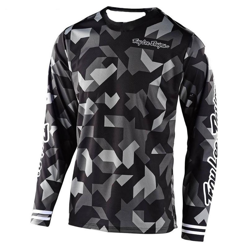 3D-printet Off-road Motorcykel Lang T-shirt Cykeltøj Mode Komfortabel Mountainbike Ride-dragt Mænd Hurtigttørrende Top